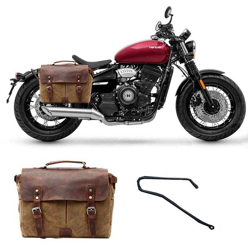 เหมาะสําหรับ Hanwei Yuppie YP500 กระเป๋าข้างชิ้นส่วนดัดแปลงรถจักรยานยนต์กระเป๋าด้านข้างกรอบด้านข้างก