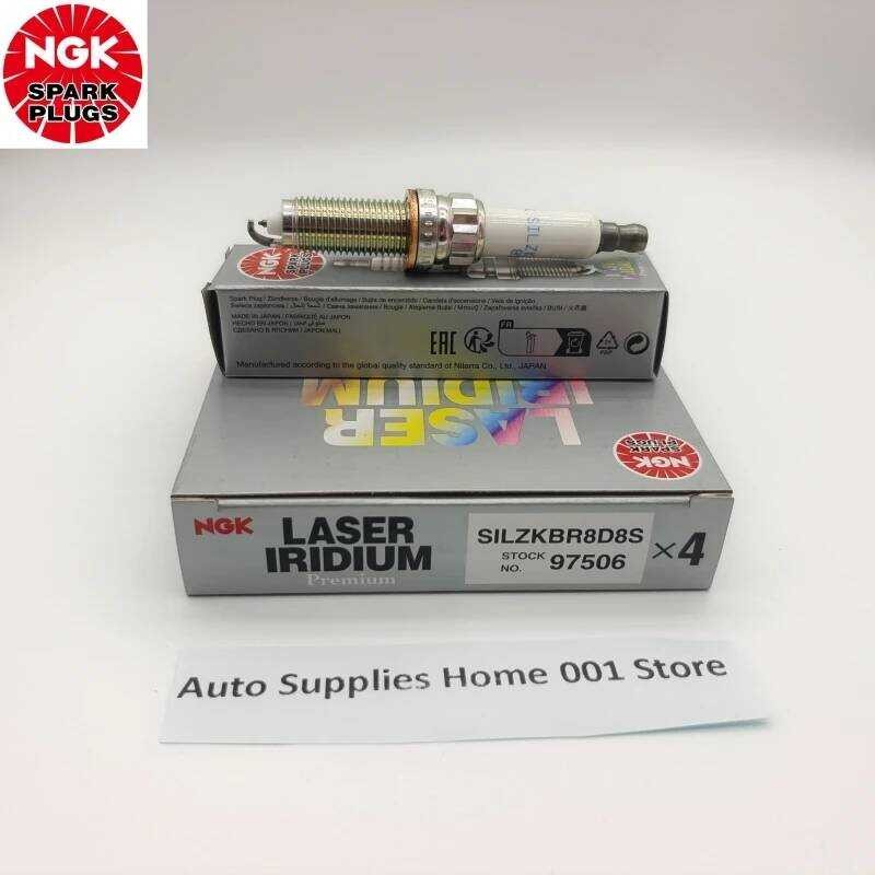 Original NGK SILZKBR8D8S 97506 เลเซอร์ Iridium Spark Plug สําหรับ  335 435 535 640 740 GT320 328 GT