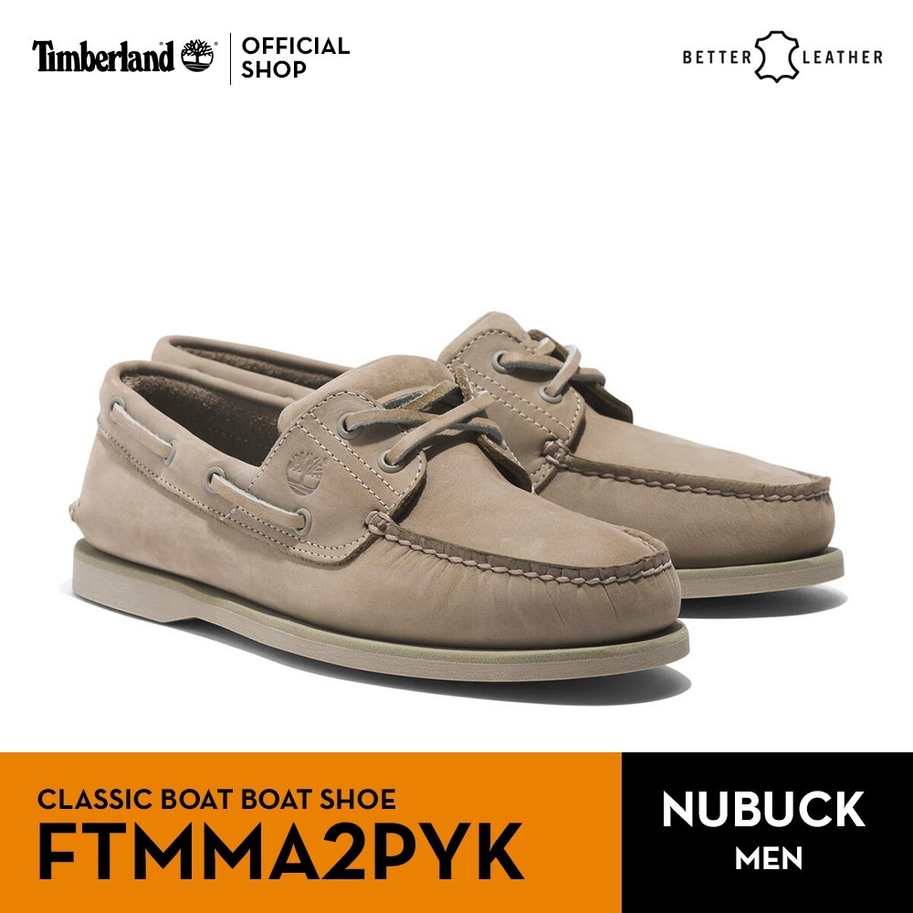 Timberland Mens Classic Leather Boat Shoe รองเท้าผู้ชาย (FTMMA2PYK)