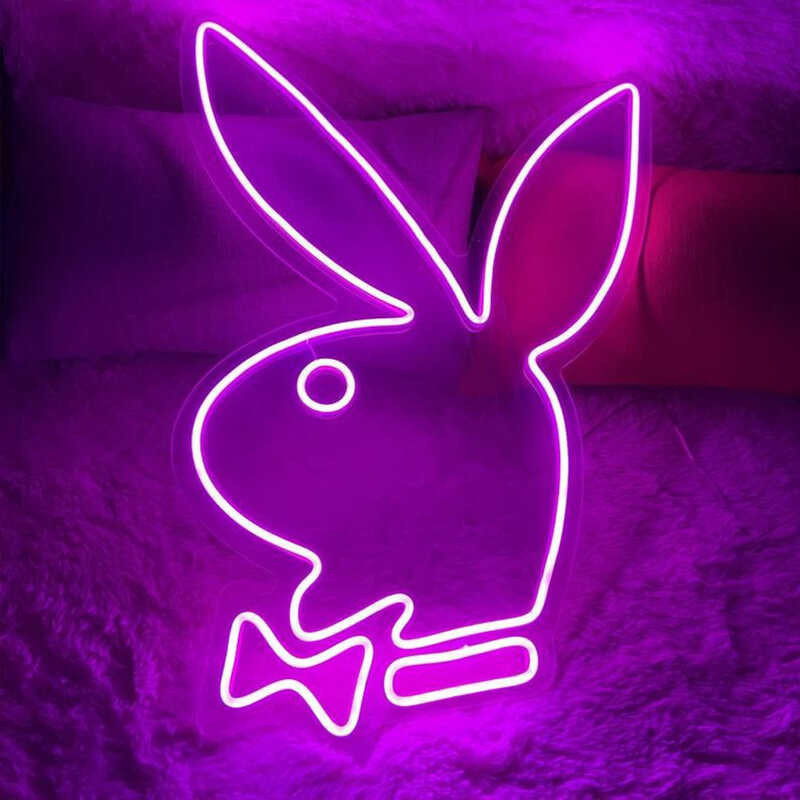 ❤ กระต่ายเพลย์บอยอเมซอน Led นีออนป้ายสร้างสรรค์บาร
