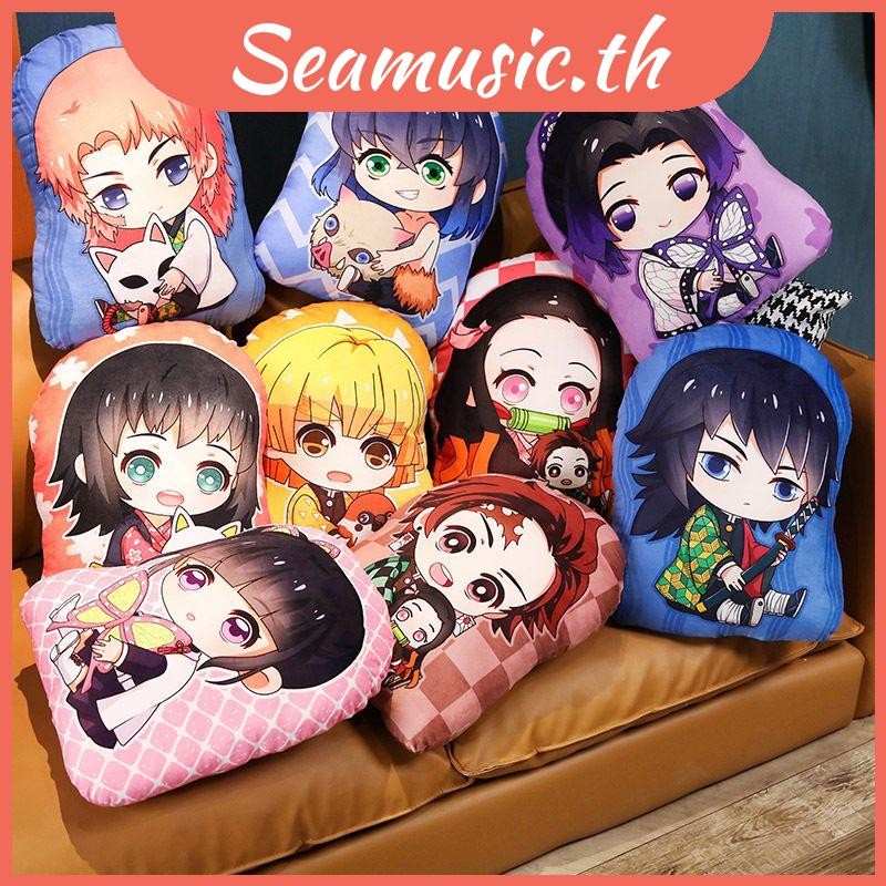 อะนิเมะน่ารัก Demon Slayer Kimetsu ไม่มี Yaiba ตุ๊กตาหมอนจี้ของขวัญในอุดมคติสําหรับเพื่อนและ