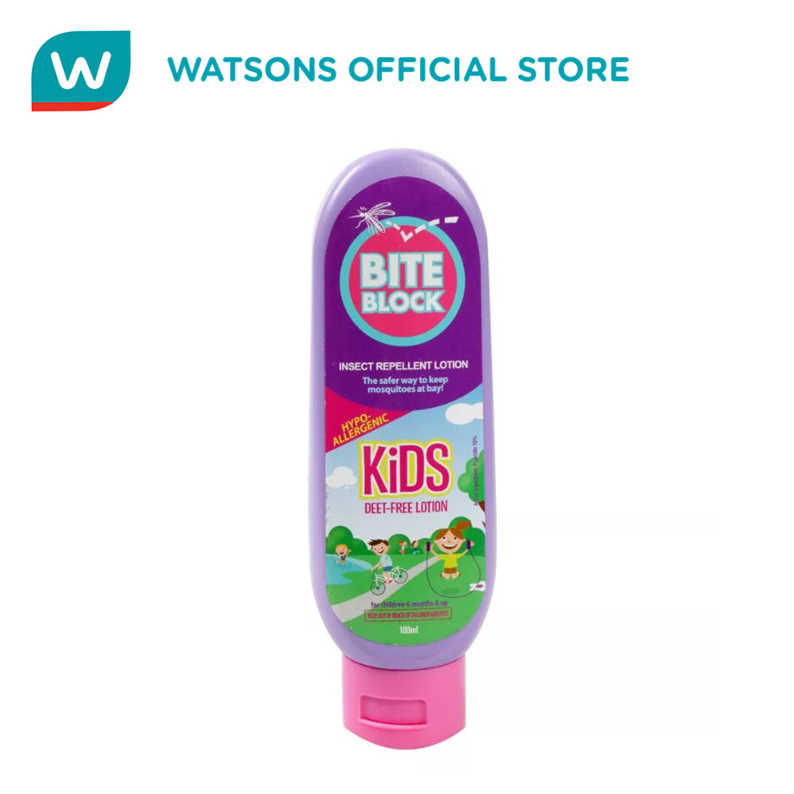 Bite BLOCK Picaridin Kids เครื่องไล่แมลง 100ml