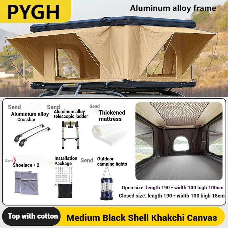 เต็นท์อลูมิเนียมอัลลอยด์แบบแข็ง เต็นท์พับอัตโนมัติ เต็นท์รถยนต์