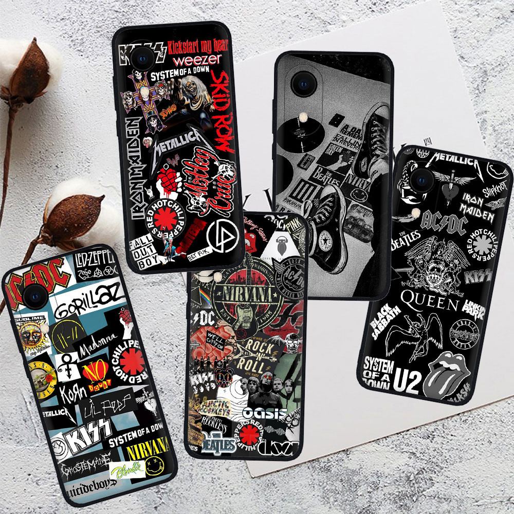 Huawei Y6 Y6s Y6Pro Y6 Y7 Y9 Prime 2019 18D5 Rock band Soft Phone Casing