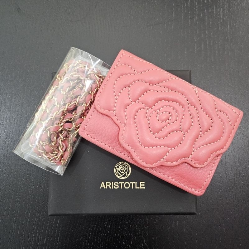 USED Aristotle bag  WOC (wallet on chain) สี  Baby Pink ของแท้ 100%