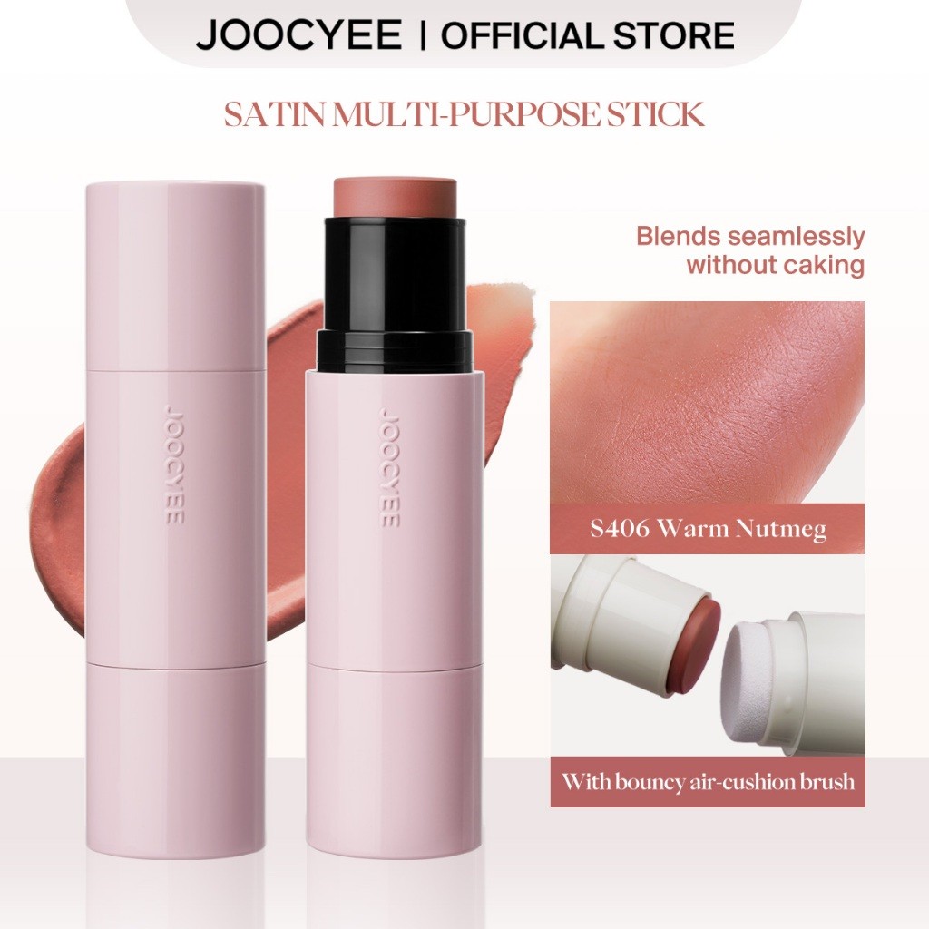 Jooyee SATIN MULTI-PURPOSE STICK บลัชออนติดทนนานสําหรับดวงตาและแก้ม