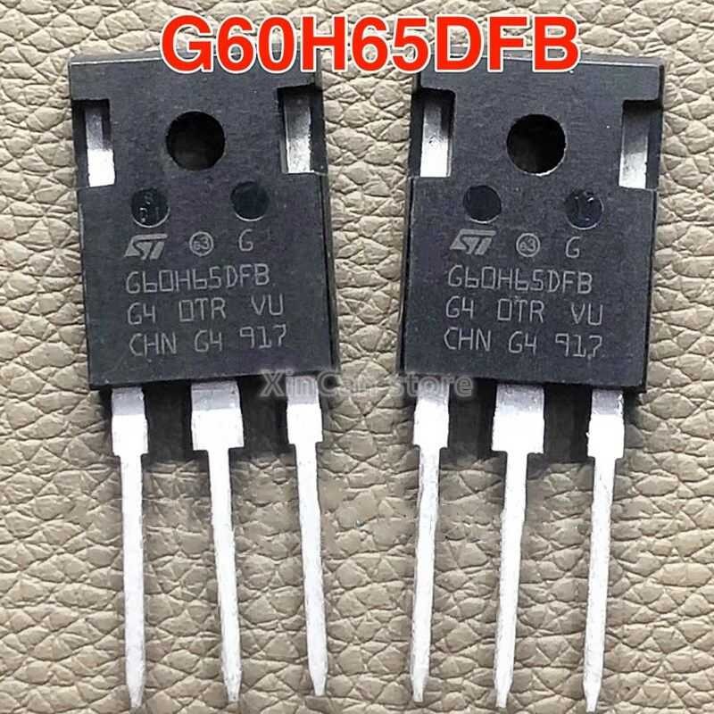 ❤ 5ชิ้น G60h65dfb ของแท้ Stgw60h65dfb To247 60A/650V พลังงาน IGBT ทรานซิสเตอร์ใหม่แบบดั้งเดิม