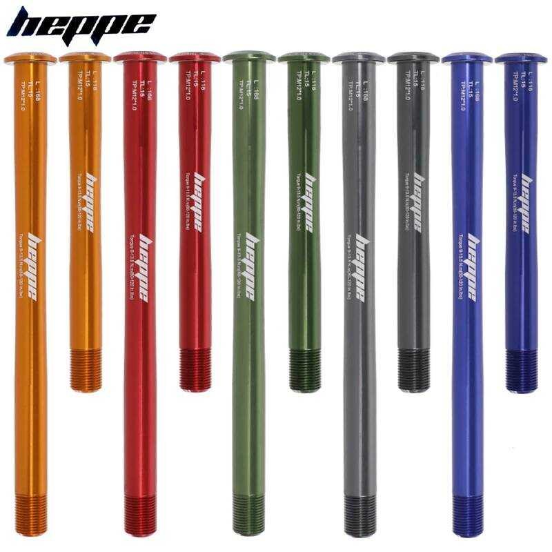 HEPPE MTB Road Bike Thru Axle 118/168Mm Front/Rear Hub Axle Skewers 12X100/110 12X142/148 Bike Mult