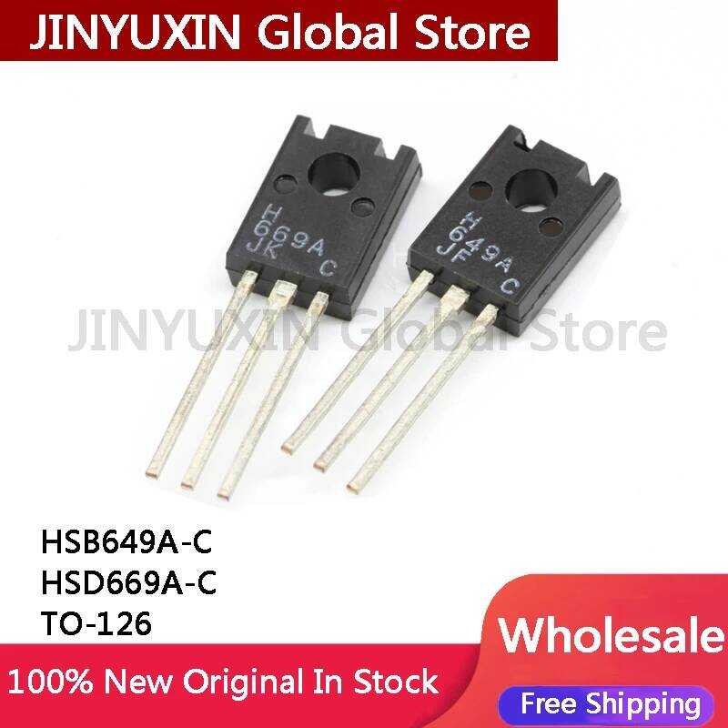 ชิ้น 20 HSB649A-C HSB649A 649A HSD669A-C HSD669A 669A ชิปไอซี TO-126 มีสินค้าในสต็อกขายส่ง
