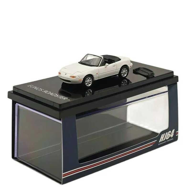1/64 Hobby JAPAN For EUNOS ROADSTER Na6ce WITH TONNEAU COVER White Hj642025aw Diecast Models Car Li