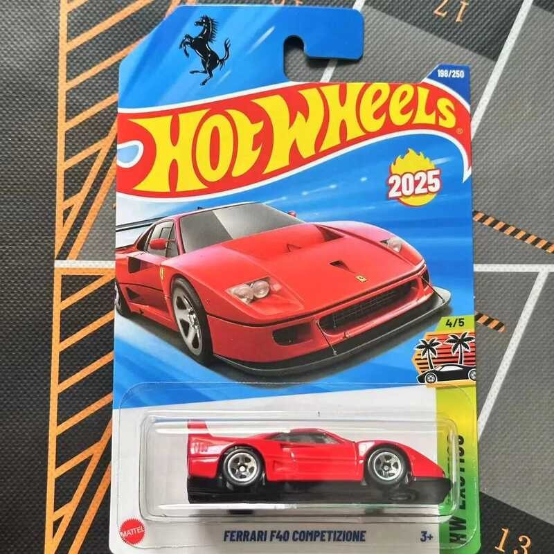 Hot Wheels 2025 Car F40 Car Model Hot Wheels F1 Alloy Simulation 1/64 Cars Model Ornament Collectib
