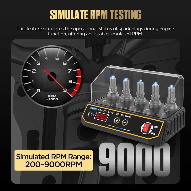 Spt360 AUTOOL รถยนต์หัวเทียนทดสอบจุดระเบิดเครื่องมือวิเค