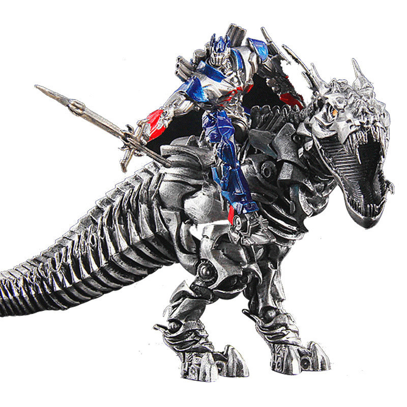Transformation Toy 4 สายเหล็ก Tyrannosaurus Rex รูปไดโนเสาร์รูปปั้น KO รุ่นรุ่น King Kong STATIC ตก