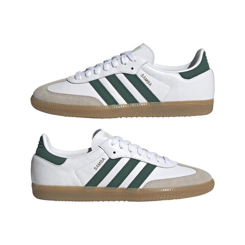 [ ของแท ้ 100 % ] Adidas Samba OG Green Shoes E5451