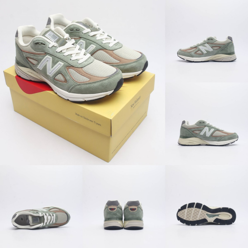 New Balance 990 V4 รองเท ้ าผู ้ ชายผู ้ หญิงรองเท ้ าลําลอง U990GT4