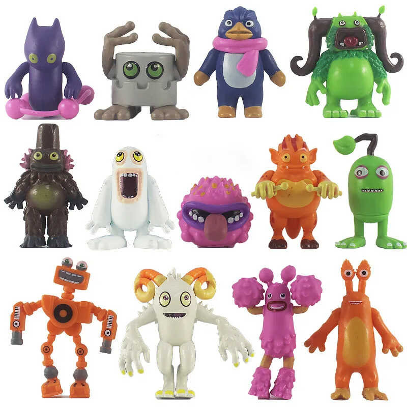 ➧ 5.5-9Cm ฉันร้องเพลง Monster Anime Wubbox Msm Figure มินิน่ารักตุ๊ก