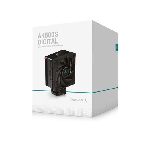 Deepcool AK500S ดิจิตอล AK500 CPU Air Cooler สีขาวสีดํา 5 ท่อความร้อน 120 มม.FDB แบริ่งพัดลม CPU สํา