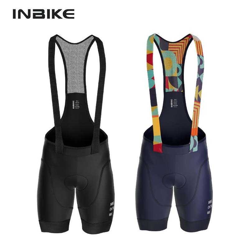 INBIKE ฤดูร้อนผู้ชาย Cycg Bib กางเกงขาสั้นจักรยานเสือภูเขา