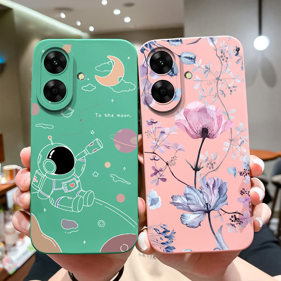 สําหรับRealme Note 60 Narzo N61ปลอกซิลิโคนอ่อนนุ่มTPUแฟชั่นลายหมีป้องกันปกหลังสําหรับRealmeNote 60 Narzo N 61กันชนCapa