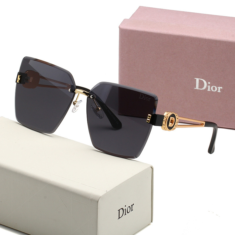 2025 ใหม่แว่นตากันแดด Rimless Unisex หรูหรากลางแจ้ง Kaca Matahari Mountaineering Uv ป้องกันเลนส์ Aviators แว่นตากันแดด