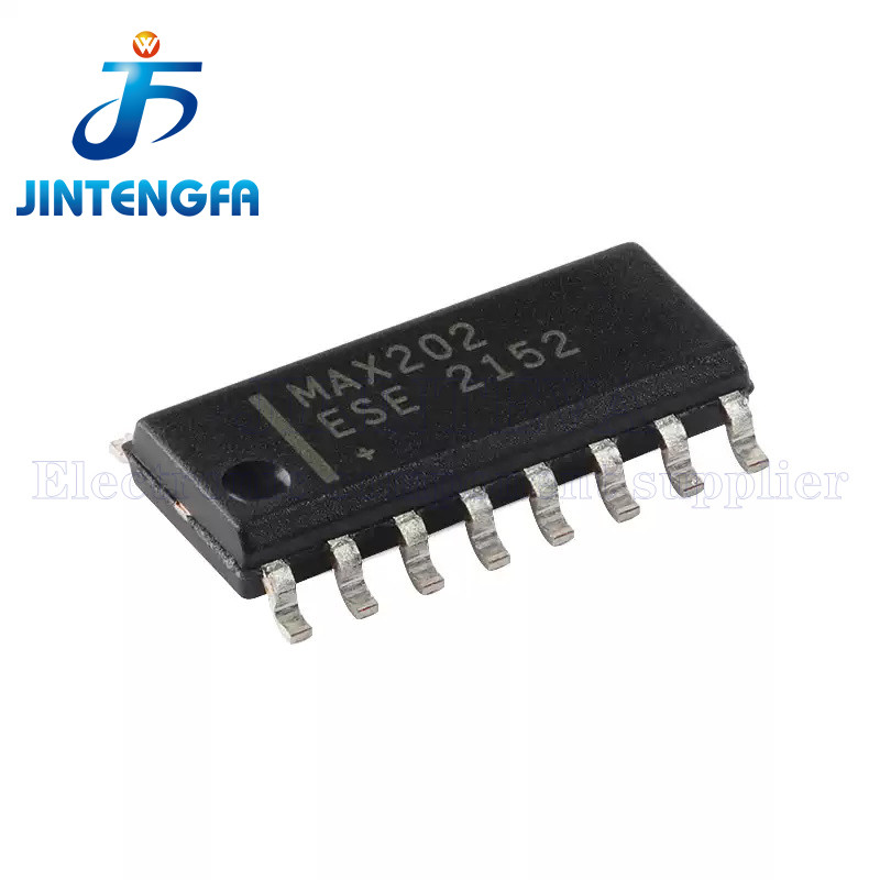 10PCS MAX202ESE SOP-16 MAX202 MAX202CSE MAX202ESE + T MAX202ESE + 120Kbps 5V RS-232 Transceivers SMD