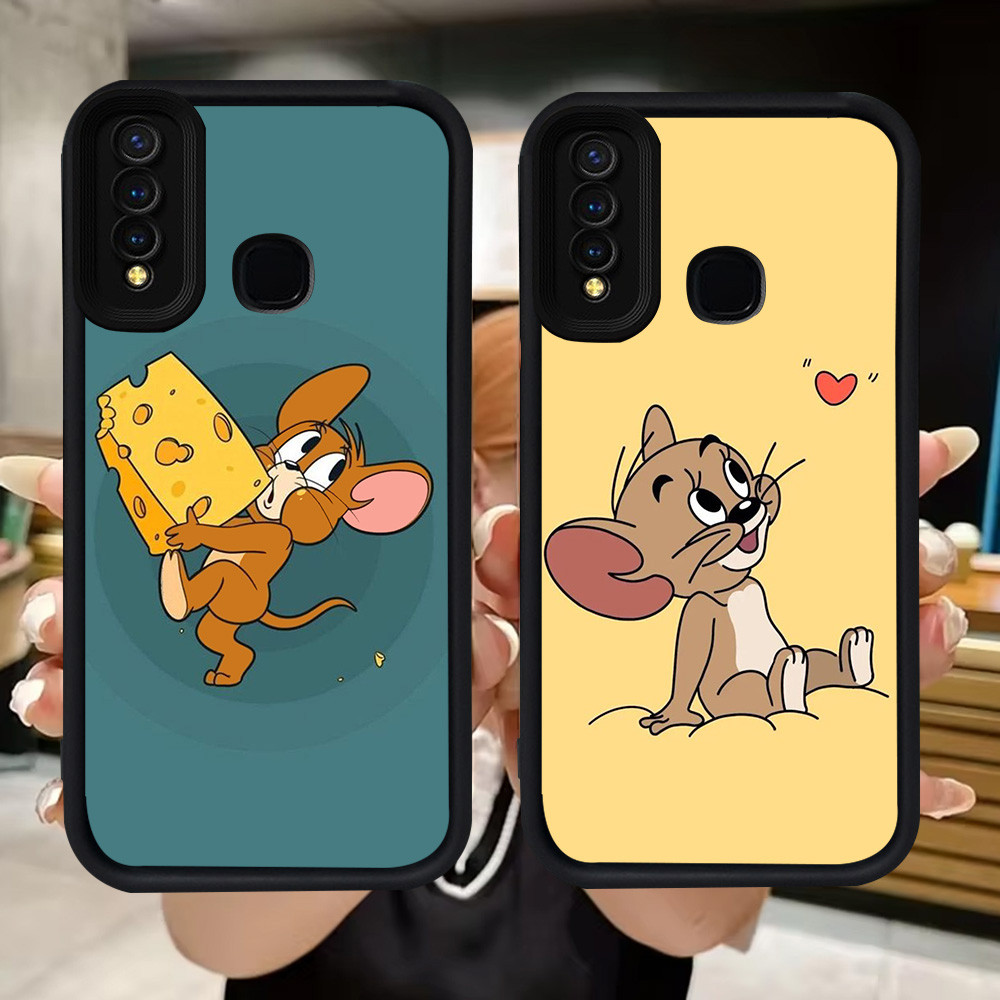 Q8 เมาส์ปลอกแมวนุ่มสําหรับ VIVO Y30 Y50 Y19 V9 Y95 Y93 Y12 Y91 Y30i Y15 Y17 Z1 Pro Y91C