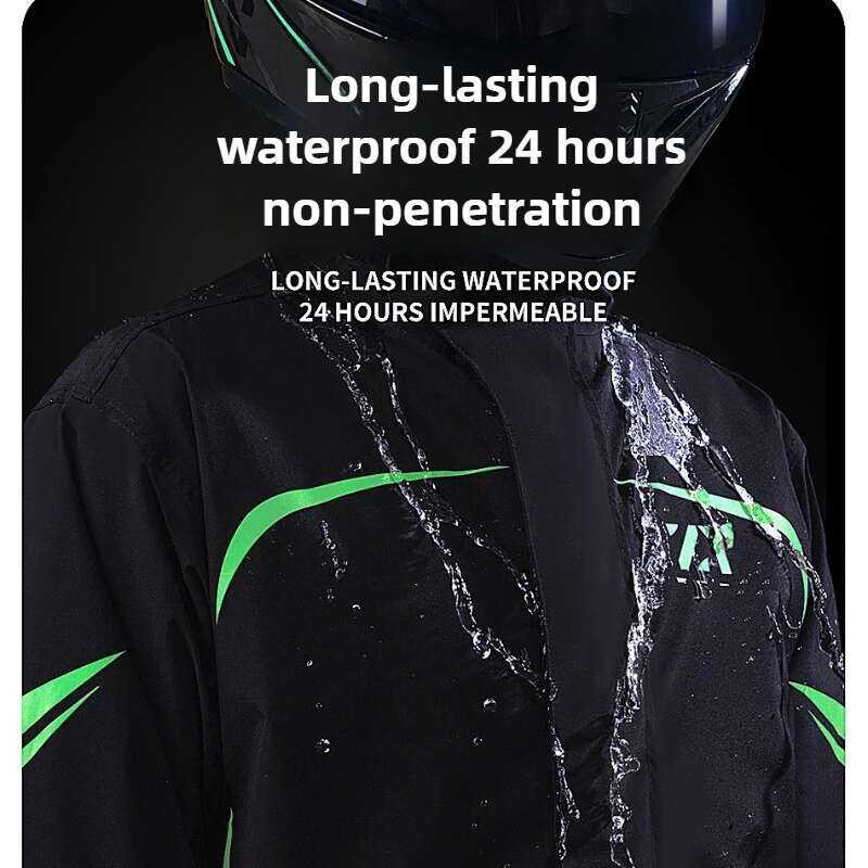 ชุดเสื้อกันฝนหนาพร้อมที่คลุมรองเท้าสำหรับขี่จักรยานตกปลา thumbnail 5