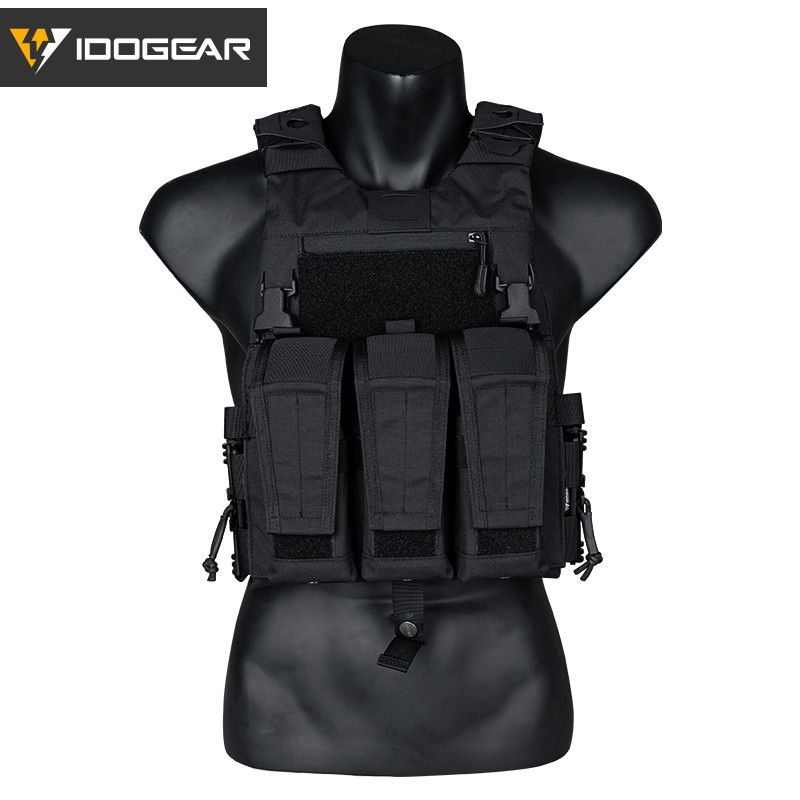 IDOGEAR FCSK3.0 เสื้อกั๊กด้านหน้า พร้อม 556 Mag Pouch และ Quick Release Ferro
