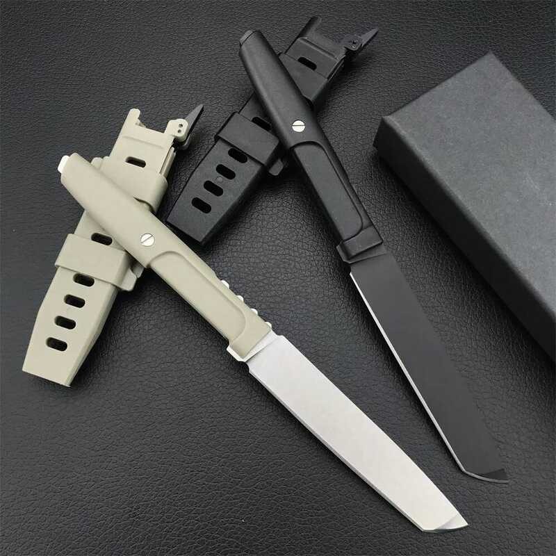 Outdoor Tactical Camping Hunting Knives MAMBA Combat Portable Fixed Knife 440C Steel Nylon Glass Fi