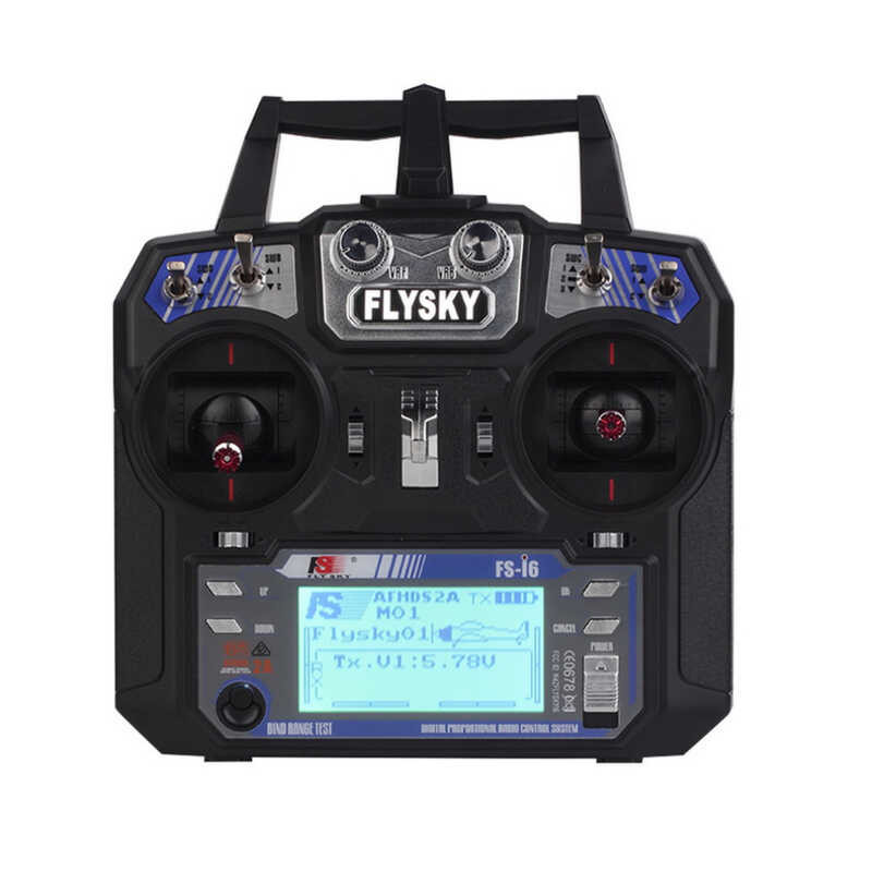 ➧ Flysky 2.4G 6Ch AFHDS RC Transmitter กับ Fs-I6 Fs-I6b Receiver สำหรับเครื่อง