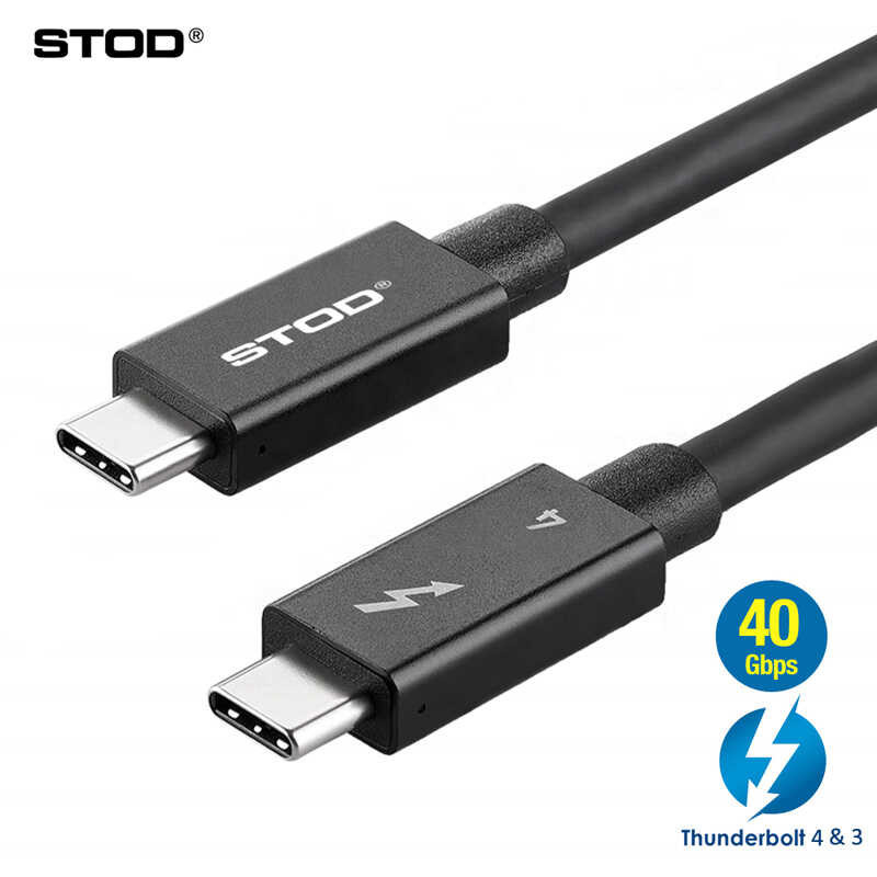 4สาย USB 100W 40Gbps มุมขวาข้อศอกซ้าย L รูปร่าง Thunderbolt4 Usb4 4K 8K M