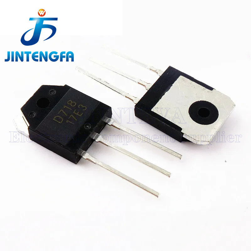 4PCS 2pais ( 2pcs 2SD718 + 2pcs 2SB688 ) 2SB688 2SD718 B688 D718 8A 120V NPN PNP เครื่องขยายเสียงทรา