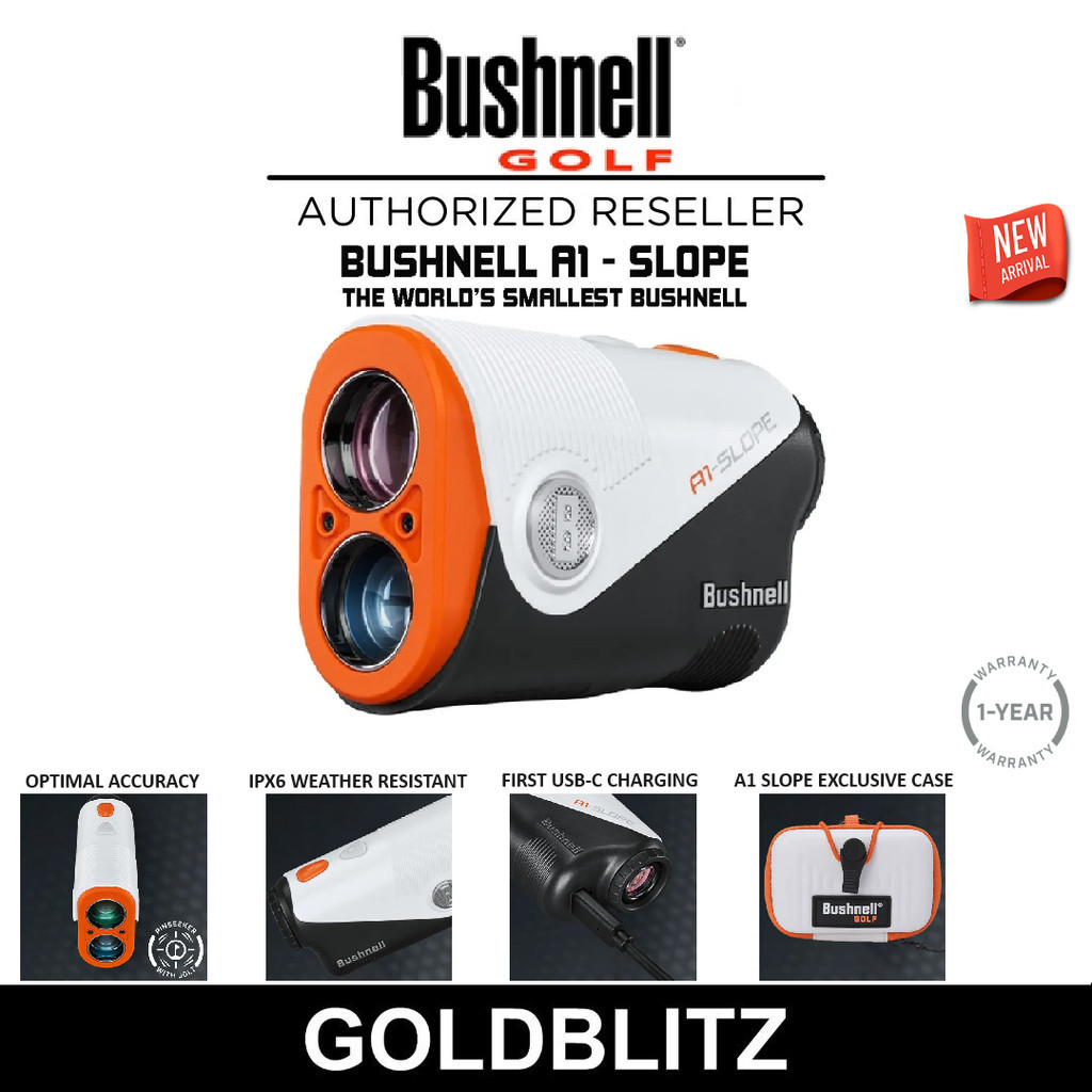Bushnell Golf A1 Slope - The World's Smallest Bushnell Golf Laser Range Finder