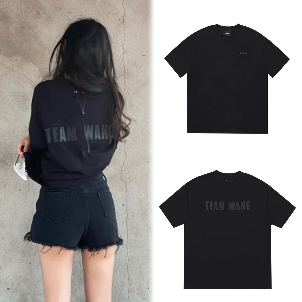 เสื้อยืด ผ้าฝ้าย 100% พิมพ์ลาย TEAM Wang Jackson Wang คุณภาพสูง สําหรับคู่รัก