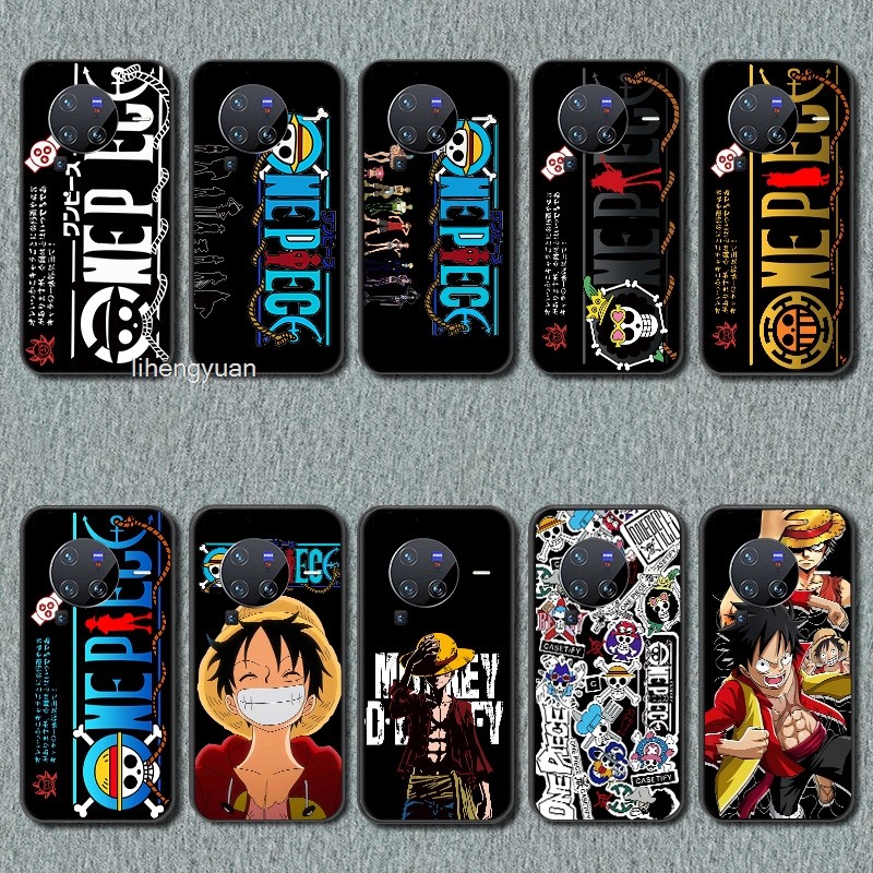 เคส One Piece Vivo X80 X80 Pro สีดําซิลิโคนอ่อนนุ่มเทรนด์อะนิเมะปกดีไซน์ใหม่เคสโทรศัพท์ยอดนิยม