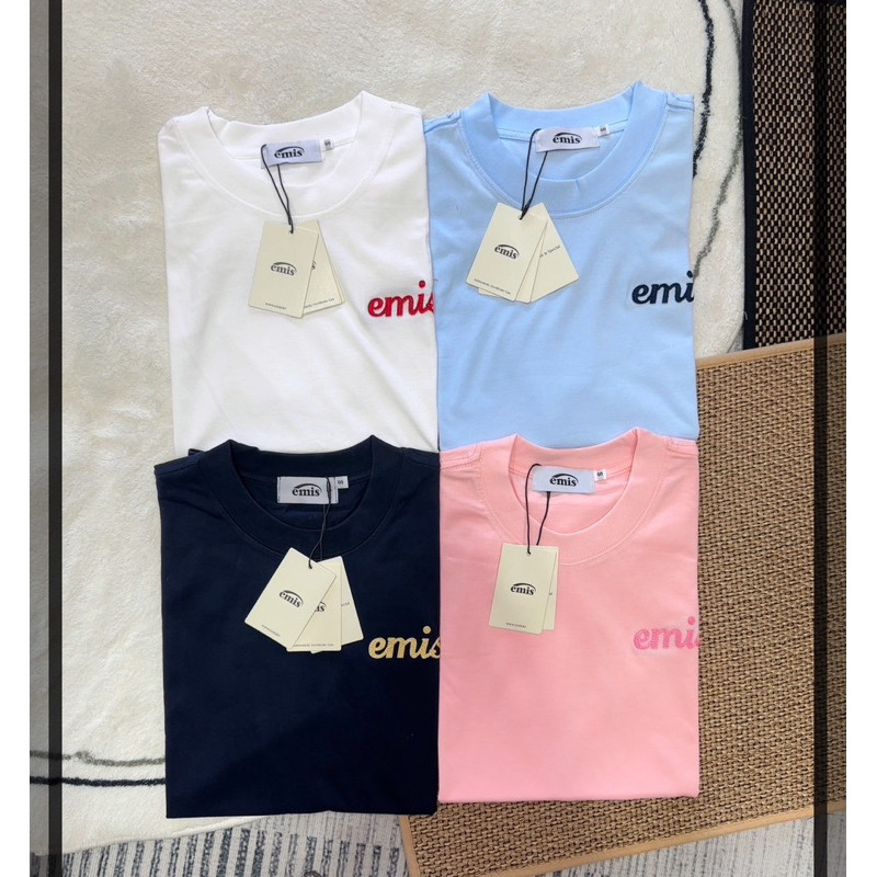 ♞,♘EM01_เสื้อยืด emis T-Shirt สินค้านำเข้าพร้อมส่ง((พร้อมส่ง)) df