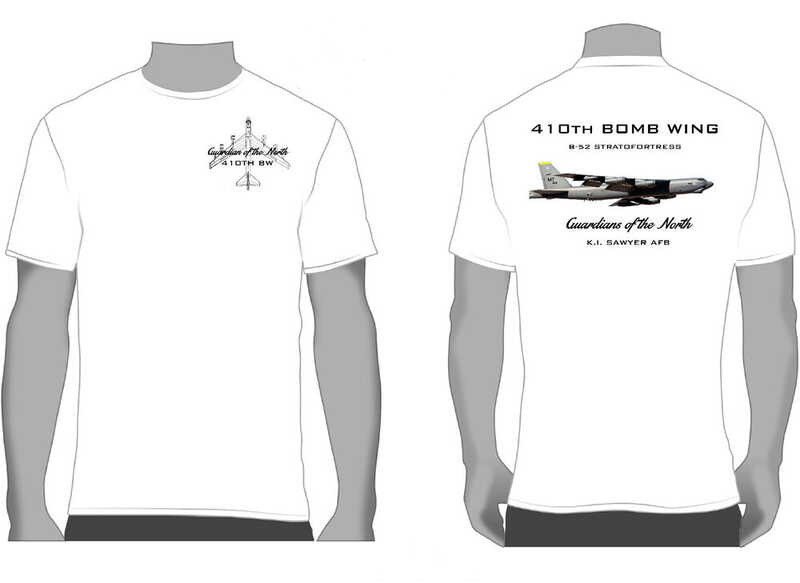 USAF 5F9 B52 Stratofortress 410 Bomber United T-Shirt เสื้อยืดคอกลม 100% Cotton