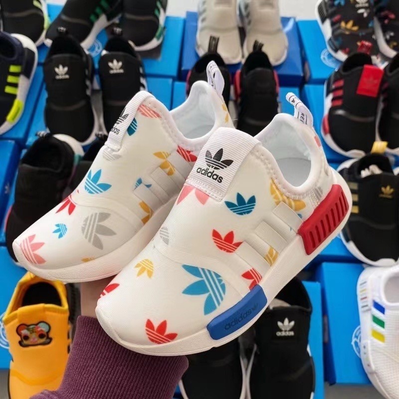 Ready Stock *AD NMD slip-on kids shoes baby shoes baby toddler shoes kids sneakers boys shoes girls
