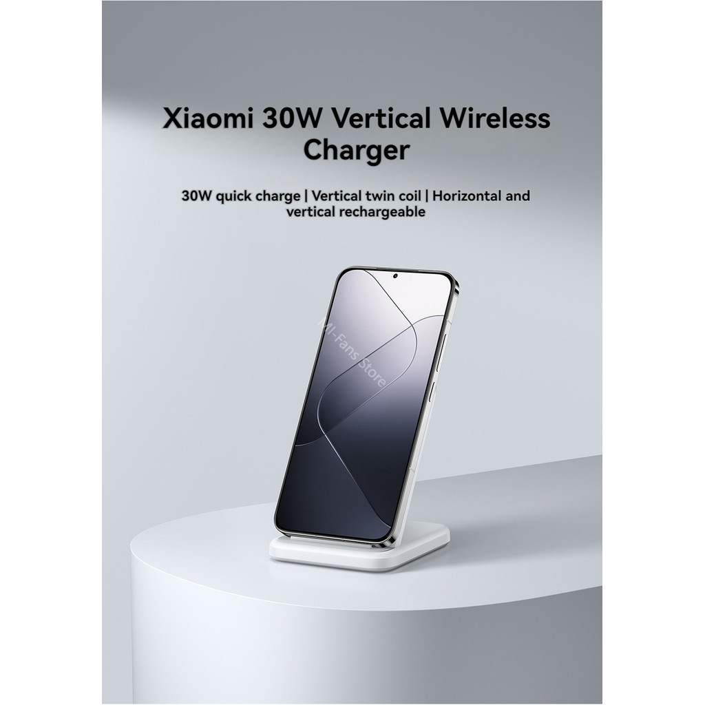 Xiaomi Mijia แท่นชาร์จไร้สายแนวตั้ง Pro 30W 50W Qi Quick Charge Type C MDY-17-EM MDY-14-EN ราคา ถูกที่สุด ดีลบีเคเค แกลเลอรีภาพที่ 3
