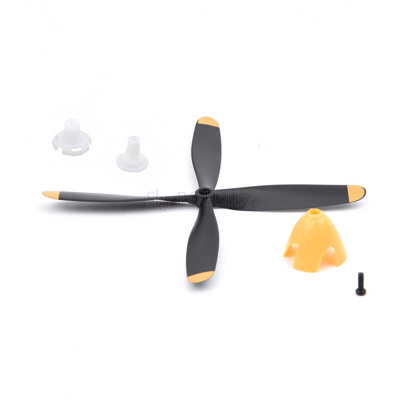 Δ ใหม่ 1/2 4Pcs RC 4 ใบพัดสำหรับ 761-5-P-51D 761-8 F4u 761-9 T28 761-11 Bf109 /