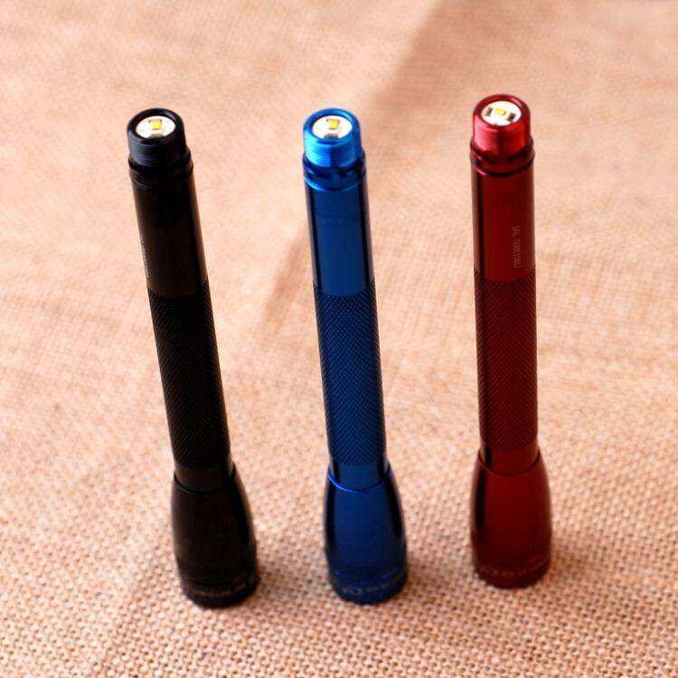 No ★ Maglite Mini PRO ไฟฉาย AA แบบ2เซลล์พร้อมซองหนังสีดำ-Sp2p01h