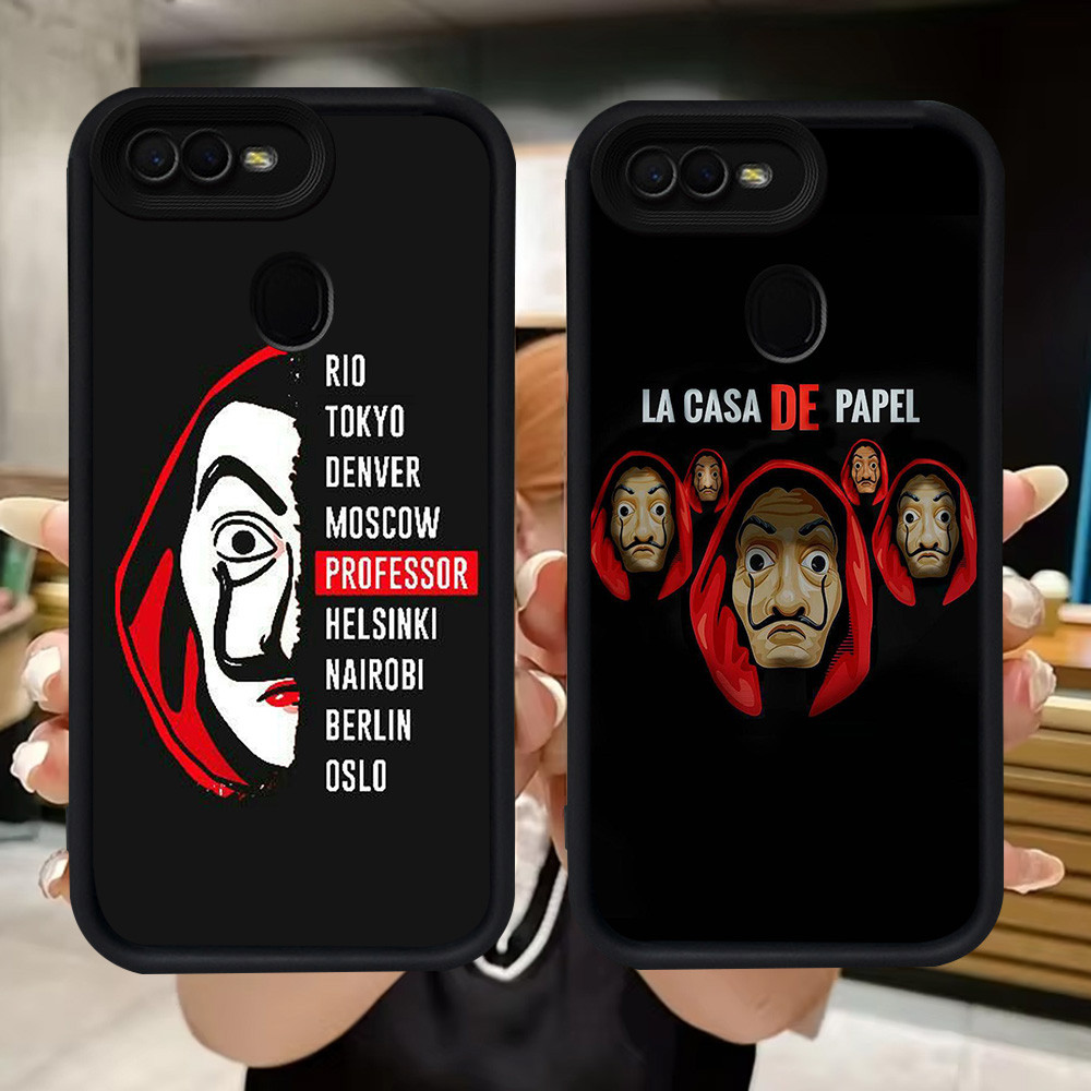 Q27 La Casa De Papelปลอกอ่อนสําหรับOPPO A5 A1K A12E A12 A5S A7 F9 Pro A12s A11K F5 A3S F7