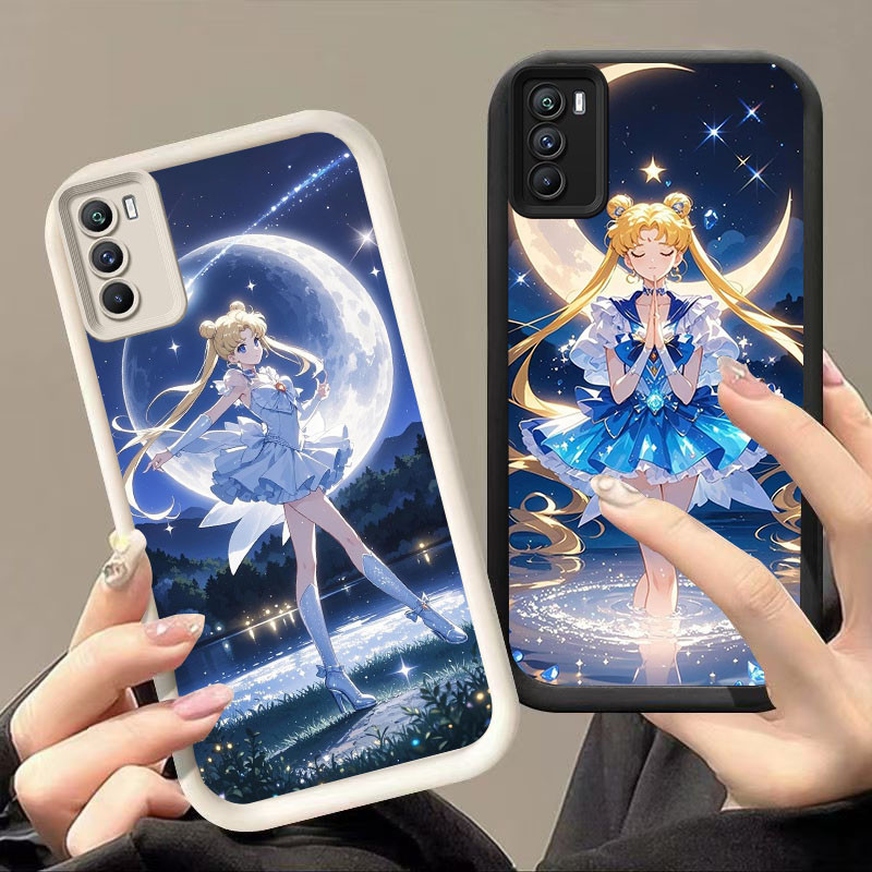 YZ-167 Sailor Moon กันกระแทกสําหรับ OPPO Realme C17 A11S 7I A53 A54S A33 C75 A16 A16s A53S 2020 4G