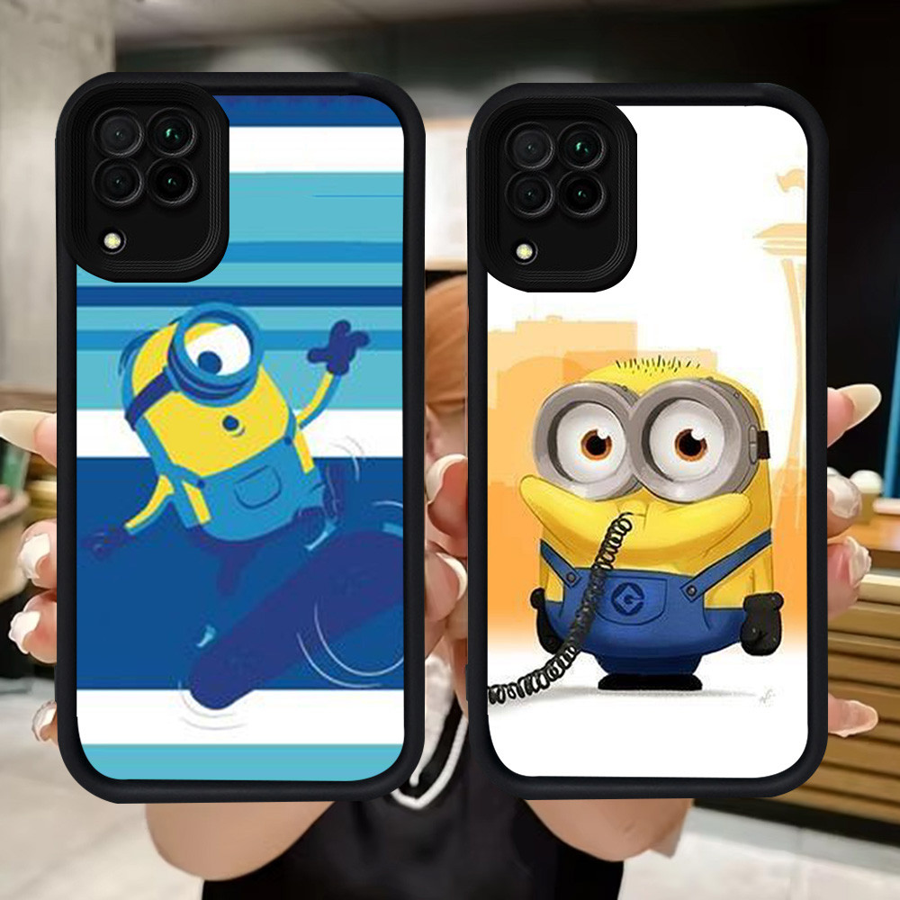 Q22 Minion soft Casing สําหรับ Samsung F04 A04E M04 J7 Pro A12 A06 A07 A22 A04 A05 J2 Prime 5G