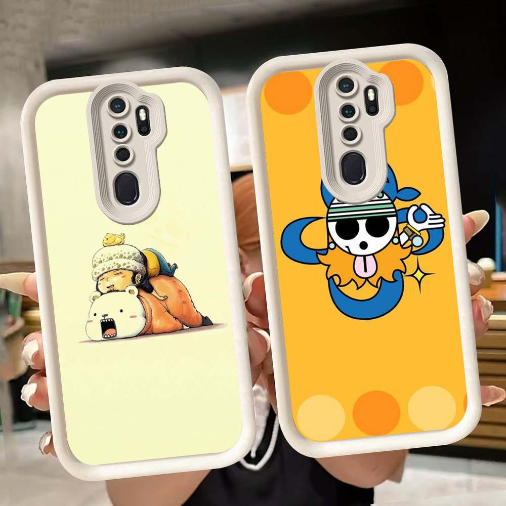 ปลอกอ่อนสําหรับ OPPO Reno A37 A39 A5 2F A9 2020 2Z F11 A83 Pro สีขาว Q19 One Piece