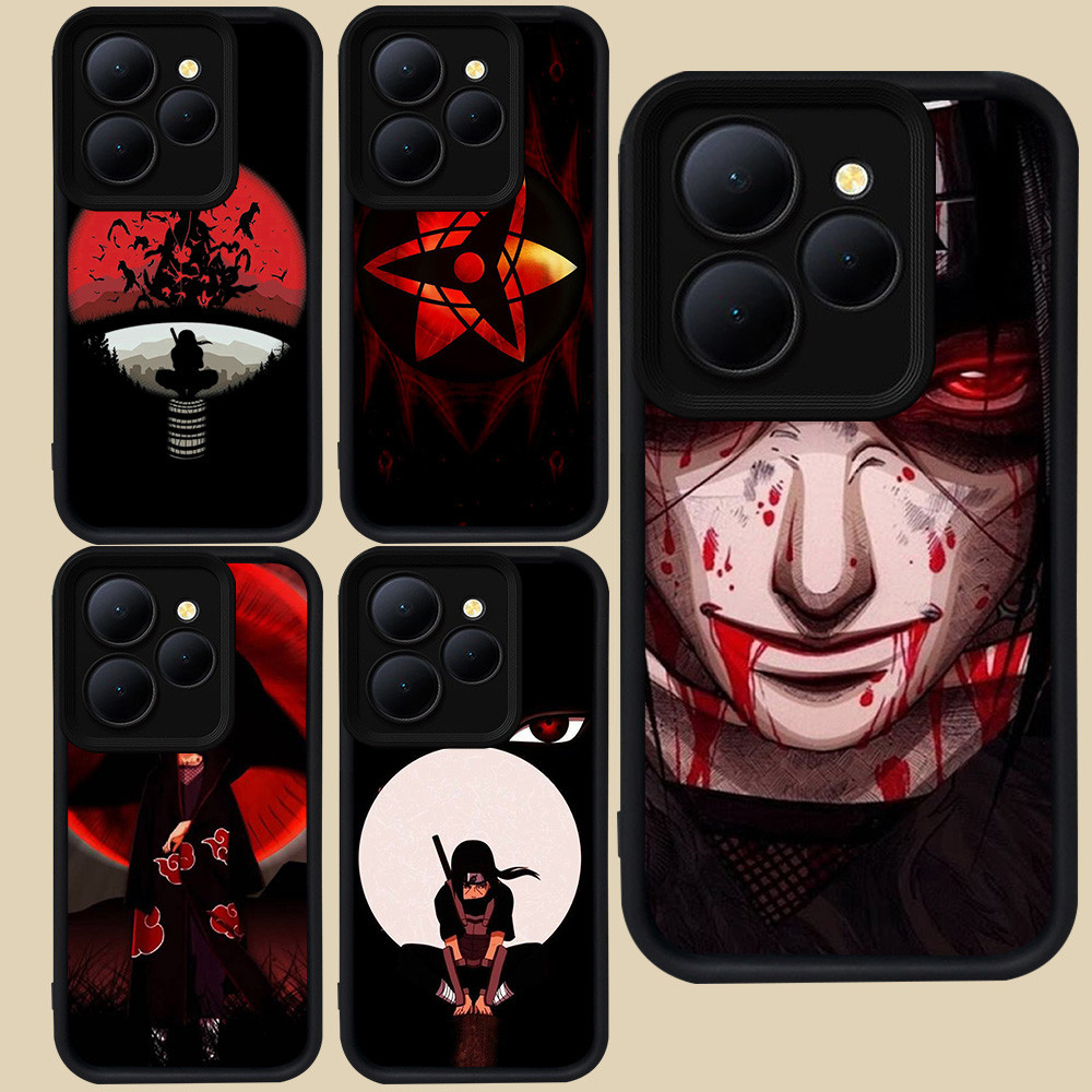 ปลอกสีดําสําหรับ Tecno Spark Pova 5 POP 20 8 6 GO 4 9 7 Pro GO1S GO1 2024 2023 2025 Plus Camon 12 40