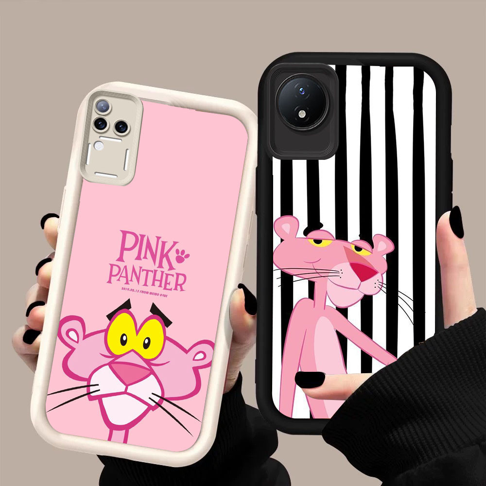 DF-96 Pink Panther หรูหราปลอกอ่อนสําหรับ VIVO Y02 Y02a Y02t V30 Y29 V30E V50 Pro