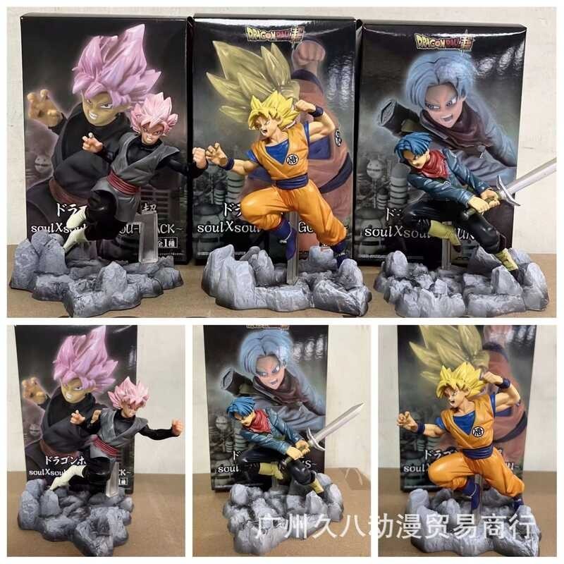 Dragon Ball Super Soul Super Saiyan Goku Trunks Black Goku Jingpin โมเดลฟิกเกอร์