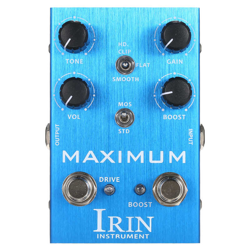 ➧ IRIN Overdrive Guitar Effect 2 สวิตช์โหมดสลับการควบคุมโทนเสีย