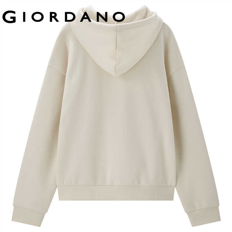 ❤ Giordanoผู้หญิง เสื้อกันหนาวมีฮู้ดพิมพ์ลายตัวอักษร